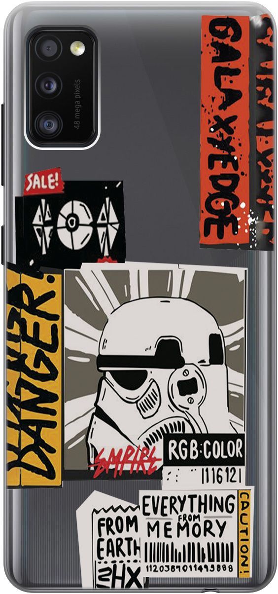 Чехол на Samsung Galaxy A41 с принтом "Stormtrooper Stickers" прозрачный, Прозрачный;белый, 5378
Чехол на Samsung Galaxy A41 с принтом "Stormtrooper Stickers" прозрачный, Прозрачный;белый, 5378