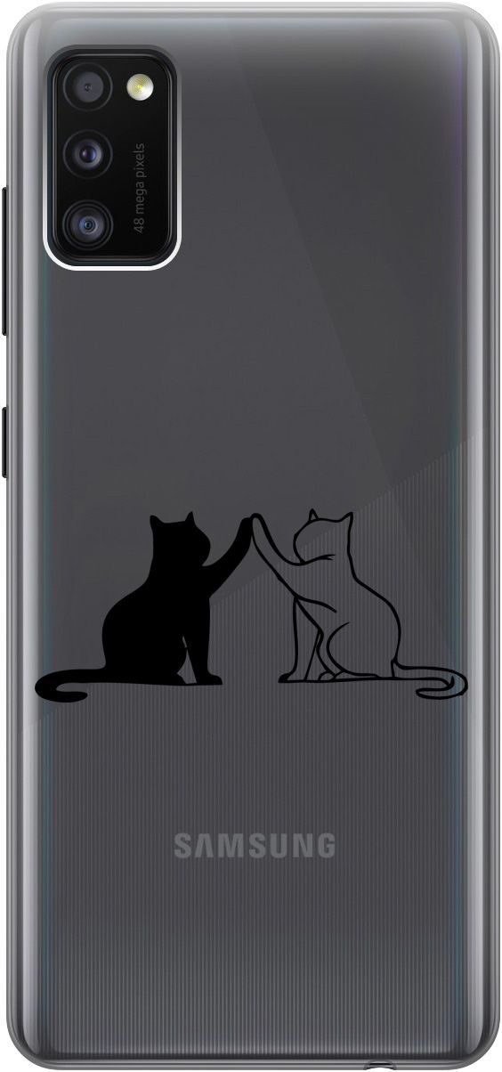 Силиконовый чехол на Samsung Galaxy A41 с 3D принтом "Cats" прозрачный, Прозрачный;черный, 5378
Силиконовый чехол на Samsung Galaxy A41 с 3D принтом "Cats" прозрачный, Прозрачный;черный, 5378
