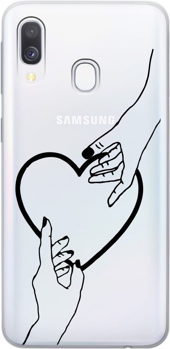 Силиконовый чехол на Samsung Galaxy A40 с 3D принтом "Hands" прозрачный, Прозрачный;черный, 5375
Силиконовый чехол на Samsung Galaxy A40 с 3D принтом "Hands" прозрачный, Прозрачный;черный, 5375