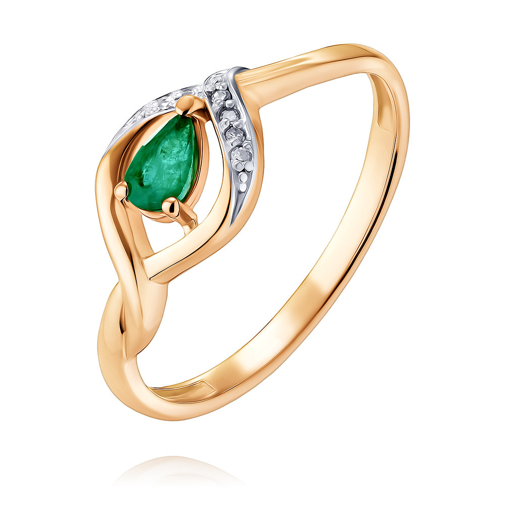 Кольцо из красного золота с бриллиантом/изумрудом р. ADAMAS 1417132-А500Д-433, 1417132-А500Д-433
Кольцо из красного золота с бриллиантом/изумрудом р. ADAMAS 1417132-А500Д-433, 1417132-А500Д-433