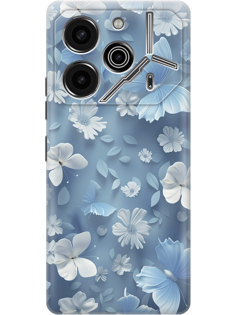 Силиконовый чехол на Tecno Pova 6 Pro с принтом "Голубые бабочки", Прозрачный;белый;голубой, 781971023
Силиконовый чехол на Tecno Pova 6 Pro с принтом "Голубые бабочки", Прозрачный;белый;голубой, 781971023