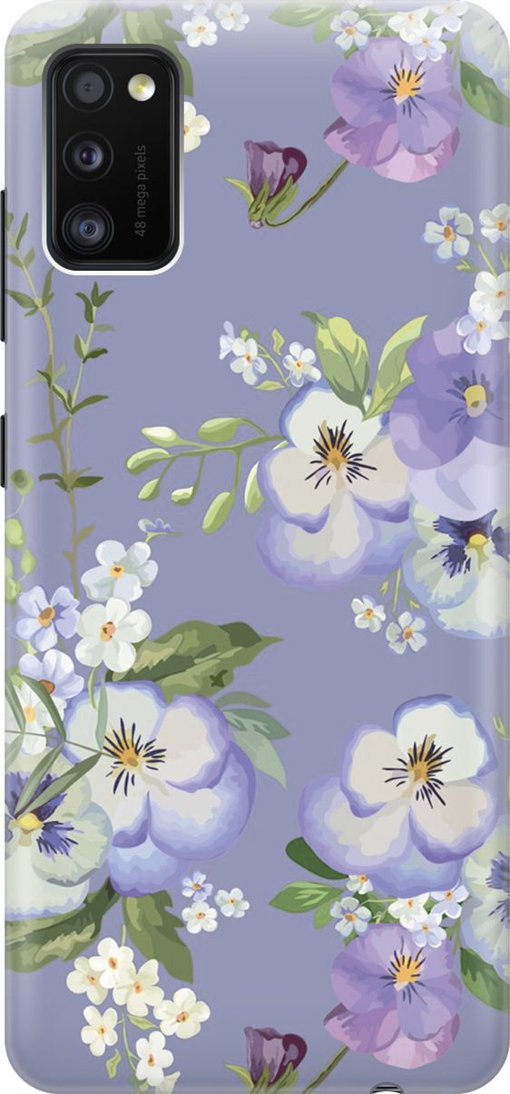 Силиконовый чехол на Samsung Galaxy A41 с принтом "Цветочки на синем фоне", Белый;синий, 7125
Силиконовый чехол на Samsung Galaxy A41 с принтом "Цветочки на синем фоне", Белый;синий, 7125
