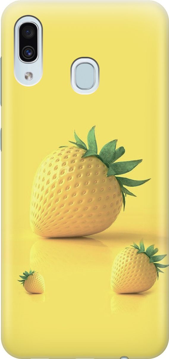 Силиконовый чехол на Samsung Galaxy A40 с принтом "Желтая клубника", Черный, 7123
Силиконовый чехол на Samsung Galaxy A40 с принтом "Желтая клубника", Черный, 7123
