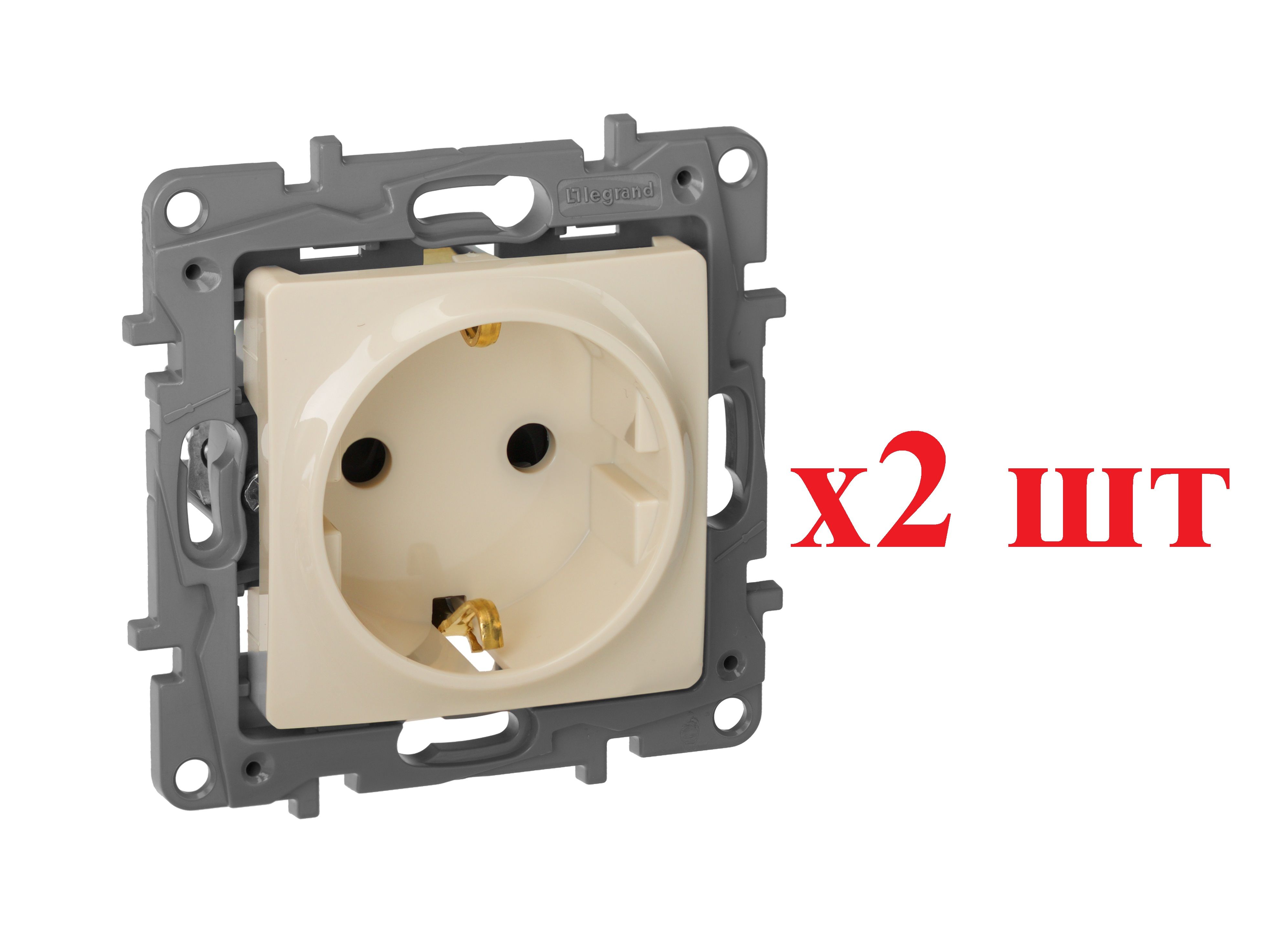 Legrand Etika Сл.кость Розетка с/з со шторками, винт. клем. 672322 (2шт), Бежевый, Etika_1_78605_2
Legrand Etika Сл.кость Розетка с/з со шторками, винт. клем. 672322 (2шт), Бежевый, Etika_1_78605_2
