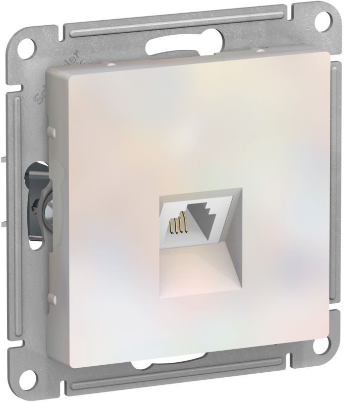 SE AtlasDesign Жемчуг Розетка телефонная RJ11, механизм ATN000481, Белый, AtlasDesign2_ATN000481
SE AtlasDesign Жемчуг Розетка телефонная RJ11, механизм ATN000481, Белый, AtlasDesign2_ATN000481