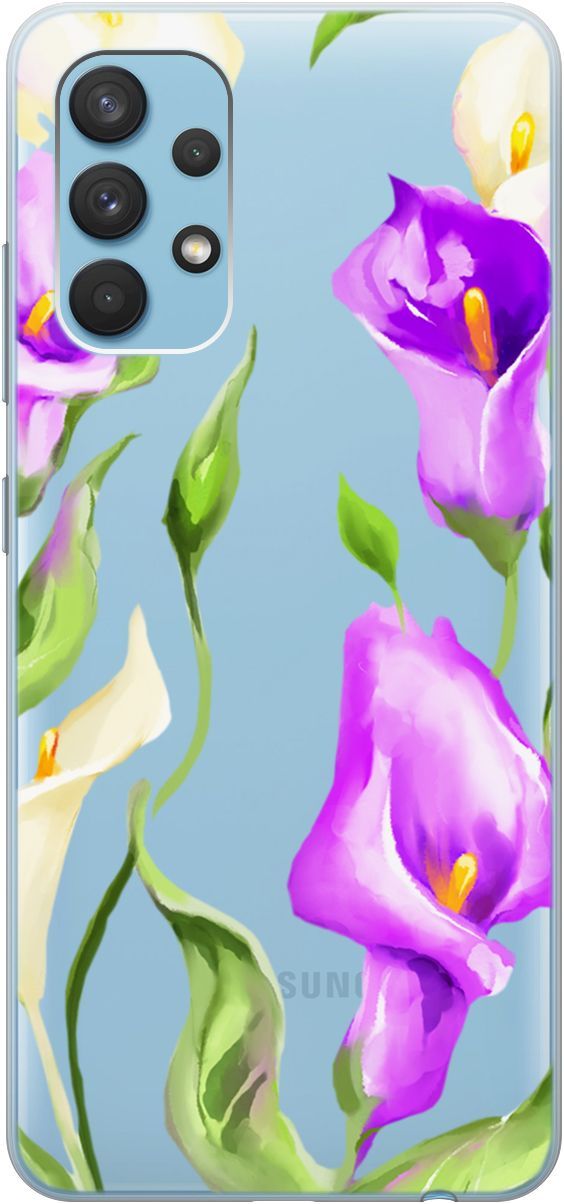 Чехол на Samsung Galaxy A32 с принтом "Amazing Callas" прозрачный, Прозрачный;фиолетовый, 5372
Чехол на Samsung Galaxy A32 с принтом "Amazing Callas" прозрачный, Прозрачный;фиолетовый, 5372