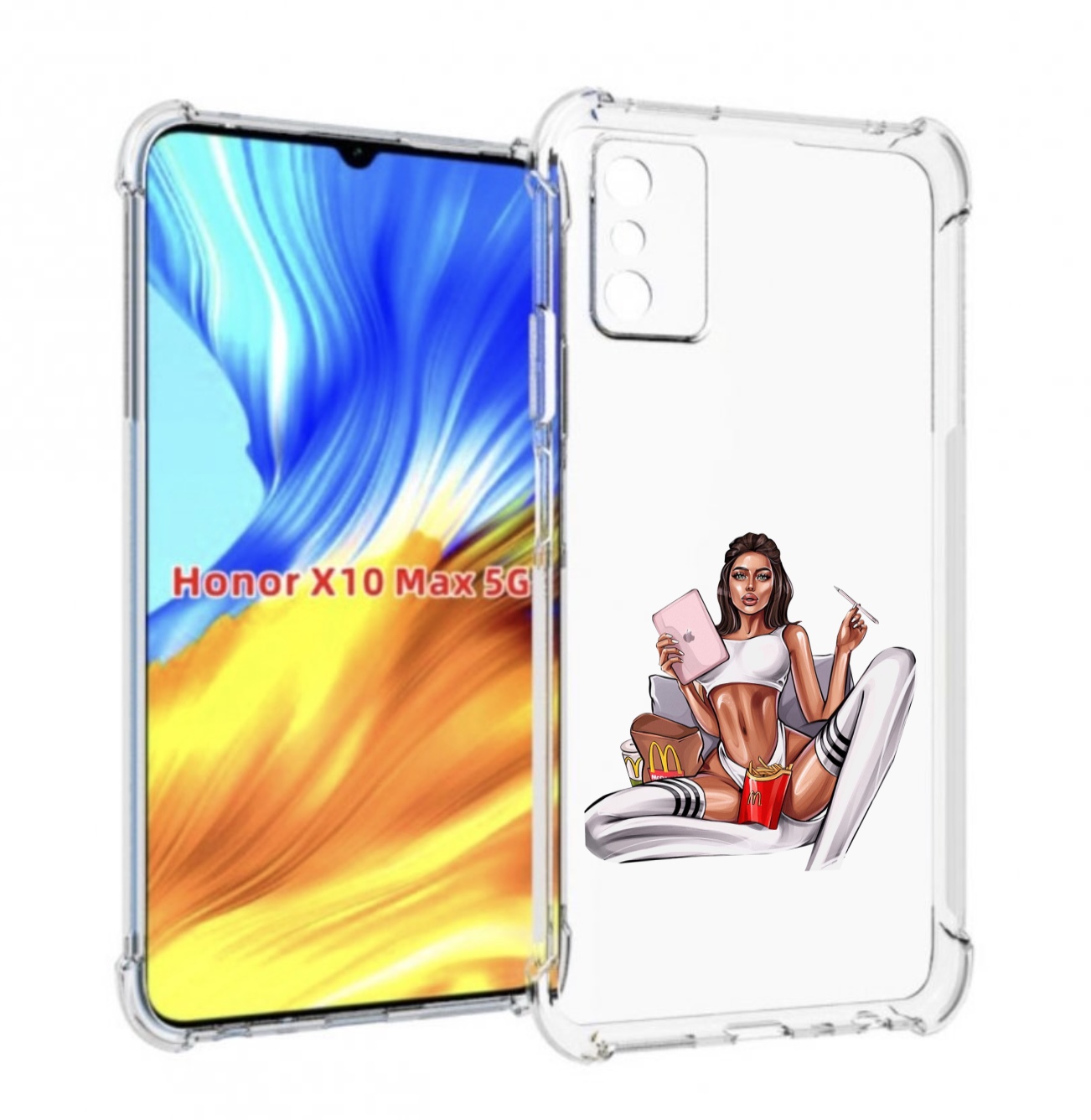 Чехол MyPads Модная-иллюстрация-девушки женский для Honor X10 Max, Прозрачный, Tocco
Чехол MyPads Модная-иллюстрация-девушки женский для Honor X10 Max, Прозрачный, Tocco