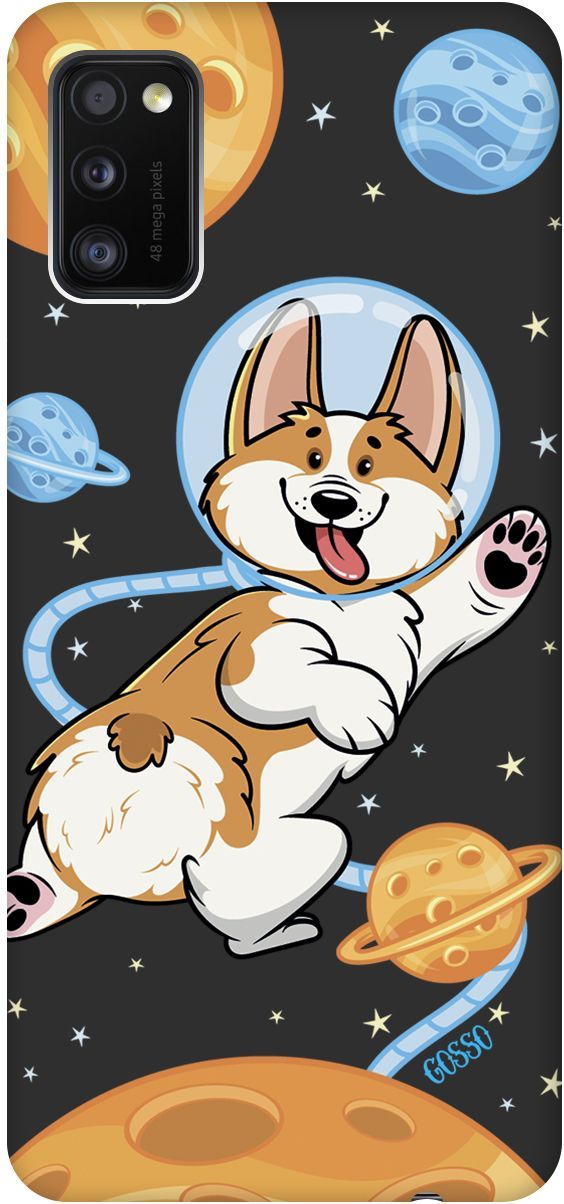 Матовый чехол на Samsung Galaxy A41 с принтом "CosmoCorgi" черный, Черный;коричневый, 2515
Матовый чехол на Samsung Galaxy A41 с принтом "CosmoCorgi" черный, Черный;коричневый, 2515