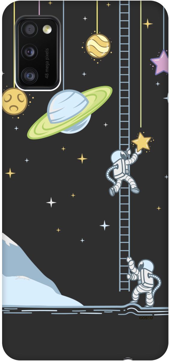 Матовый чехол на Samsung Galaxy A41 с принтом "Ladder into Space" черный, Черный;белый, 2515
Матовый чехол на Samsung Galaxy A41 с принтом "Ladder into Space" черный, Черный;белый, 2515
