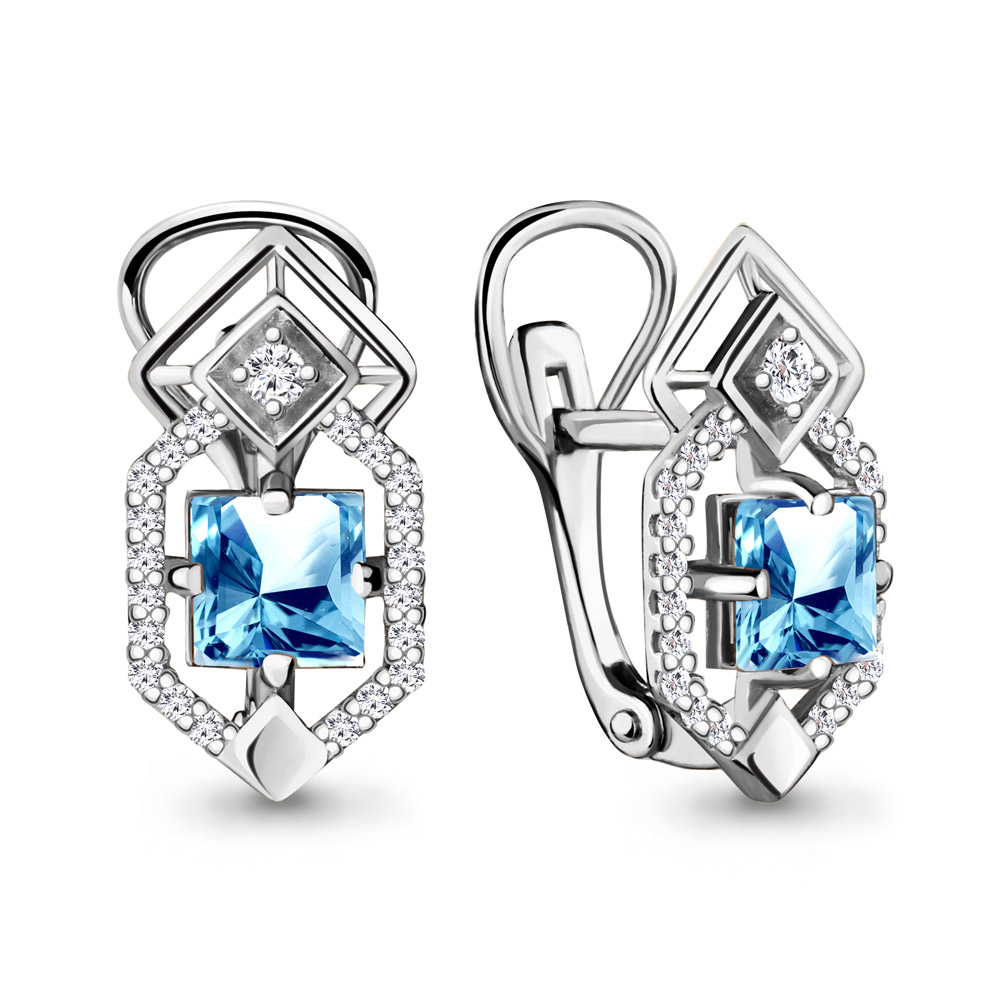 Серьги из серебра с топазом Aquamarine 4456205А_925_р, 4456205А_925_р
Серьги из серебра с топазом Aquamarine 4456205А_925_р, 4456205А_925_р