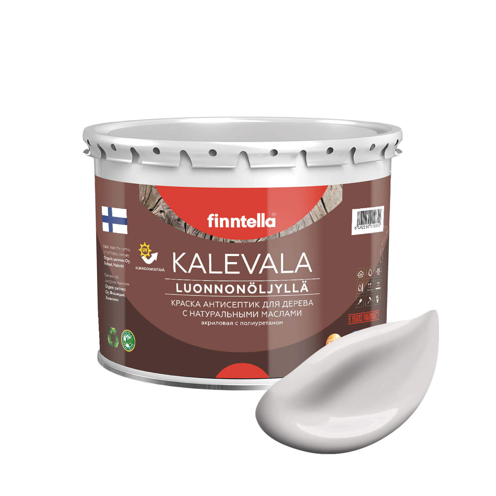 Краска для дерева и деревянных фасадов FINNTELLA KALEVALA, с натуральным маслом и полиурет, Бежевый, KALEVALA NLC
Краска для дерева и деревянных фасадов FINNTELLA KALEVALA, с натуральным маслом и полиурет, Бежевый, KALEVALA NLC