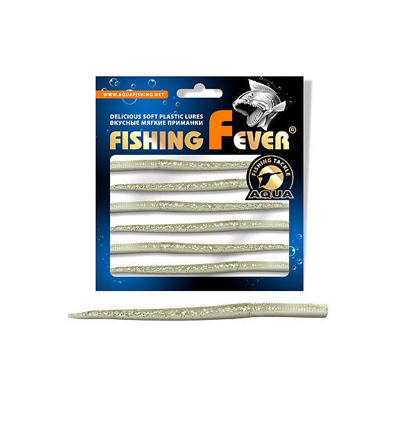 Мягкая силиконовая приманка червь AQUA FishingFever EEL (K016 / 12 /, Белый, FishingFever EEL
Мягкая силиконовая приманка червь AQUA FishingFever EEL (K016 / 12 /, Белый, FishingFever EEL