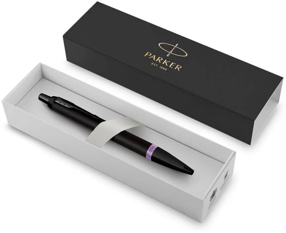 Ручка шариков. Parker IM Vibrant Rings K315 (CW2172951) Amethyst Purple PVD M син. черн. п
Ручка шариков. Parker IM Vibrant Rings K315 (CW2172951) Amethyst Purple PVD M син. черн. п