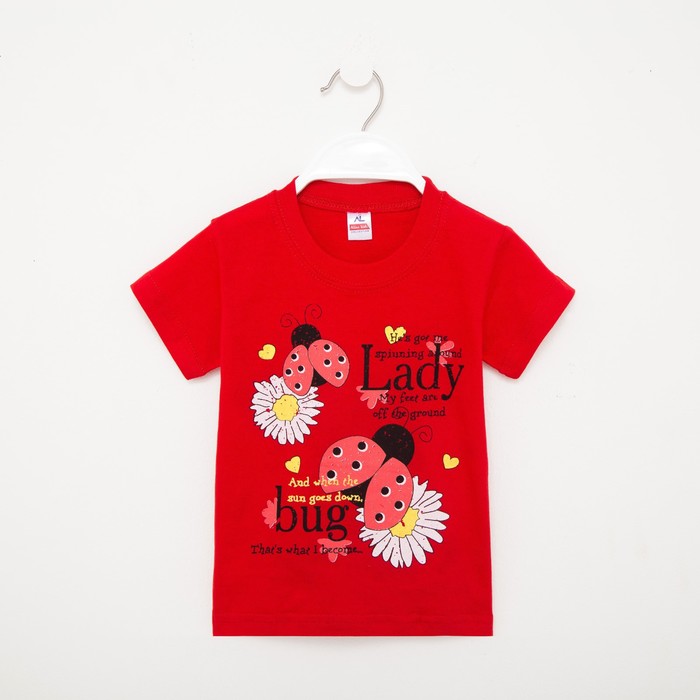 Футболка для девочки, красный/Lady, 86
Футболка для девочки, красный/Lady, 86