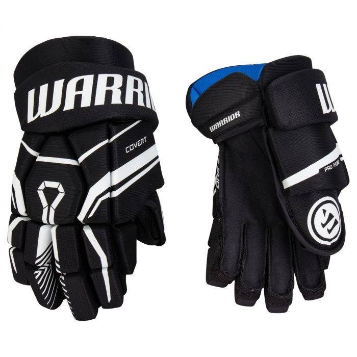 фото Хоккейные перчатки warrior qre40 jr подростковые(10 / черный/10)