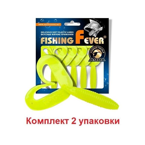 Мягкая силиконовая приманка твистер AQUA FishingFever TWIX (4.8 / 018 (желтый перламутр) /, FishingFever Twix
Мягкая силиконовая приманка твистер AQUA FishingFever TWIX (4.8 / 018 (желтый перламутр) /, FishingFever Twix