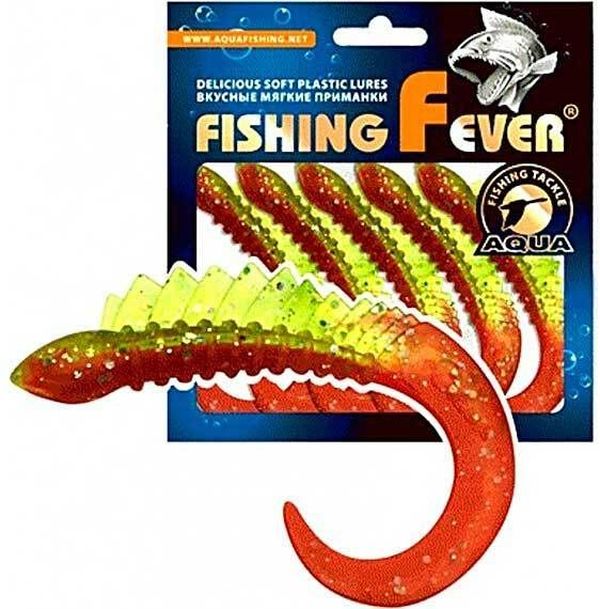 Мягкая силиконовая приманка твистер AQUA FishingFever REAL (17NAM (прозачный, Зеленый;красный, FishingFever Real
Мягкая силиконовая приманка твистер AQUA FishingFever REAL (17NAM (прозачный, Зеленый;красный, FishingFever Real