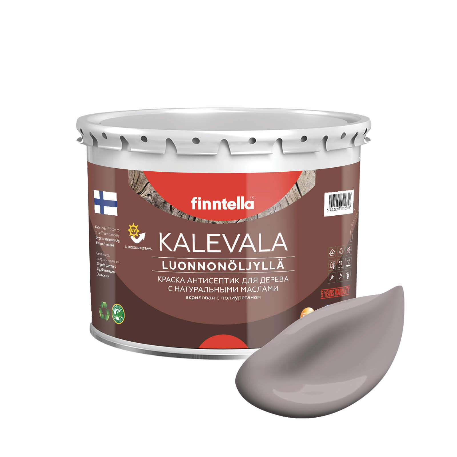 Краска для дерева и деревянных фасадов FINNTELLA KALEVALA, с натуральным маслом и полиурет, Фиолетовый, KALEVALA NLC
Краска для дерева и деревянных фасадов FINNTELLA KALEVALA, с натуральным маслом и полиурет, Фиолетовый, KALEVALA NLC