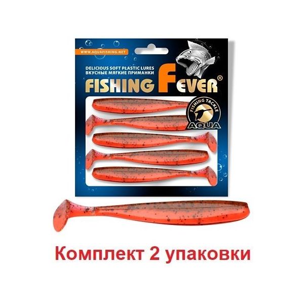 Мягкая силиконовая приманка риппер AQUA FishingFever SLIM (2.5 / WH10 (красно-черный) / 10, FishingFever Slim
Мягкая силиконовая приманка риппер AQUA FishingFever SLIM (2.5 / WH10 (красно-черный) / 10, FishingFever Slim