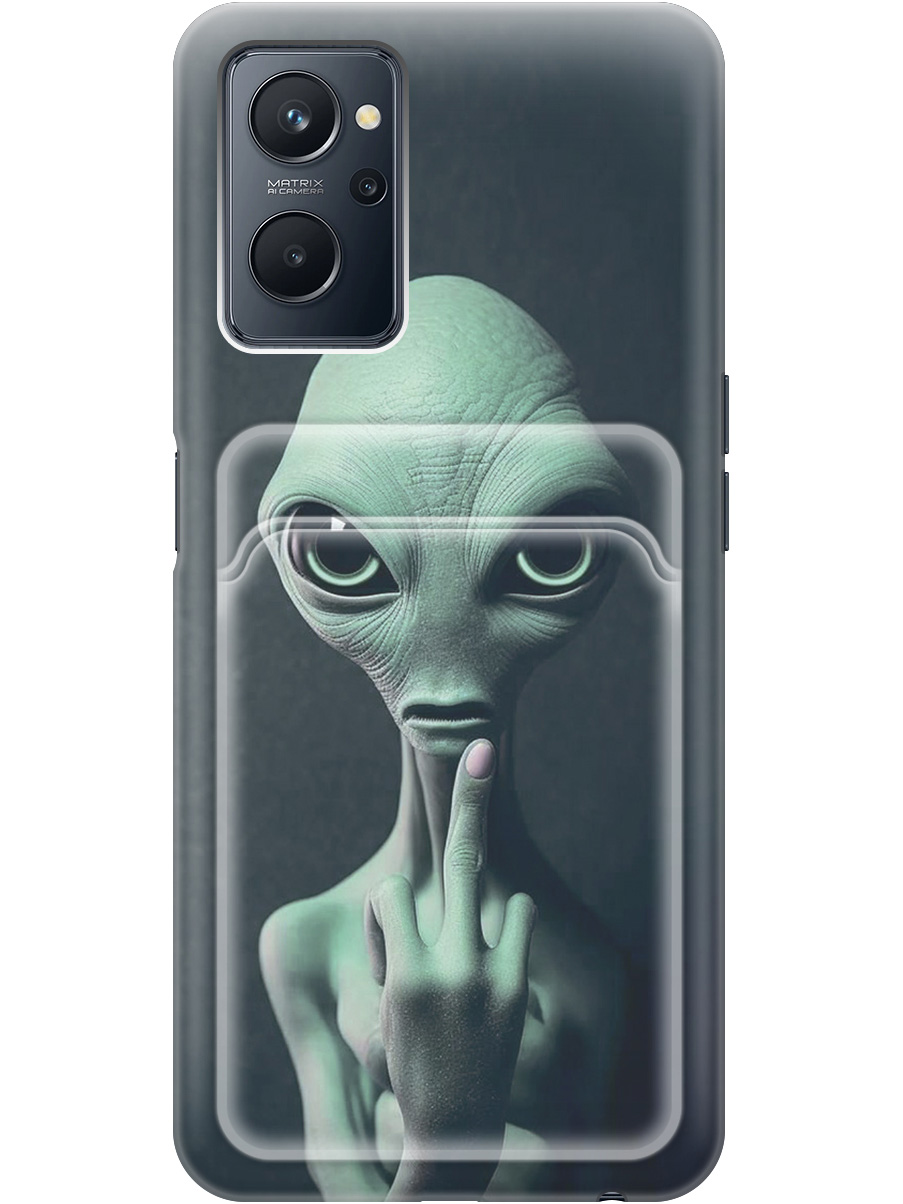 Силиконовый чехол на Realme 9i с рисунком "Инопланетянин", Зеленый;синий;черный, 20011997
Силиконовый чехол на Realme 9i с рисунком "Инопланетянин", Зеленый;синий;черный, 20011997