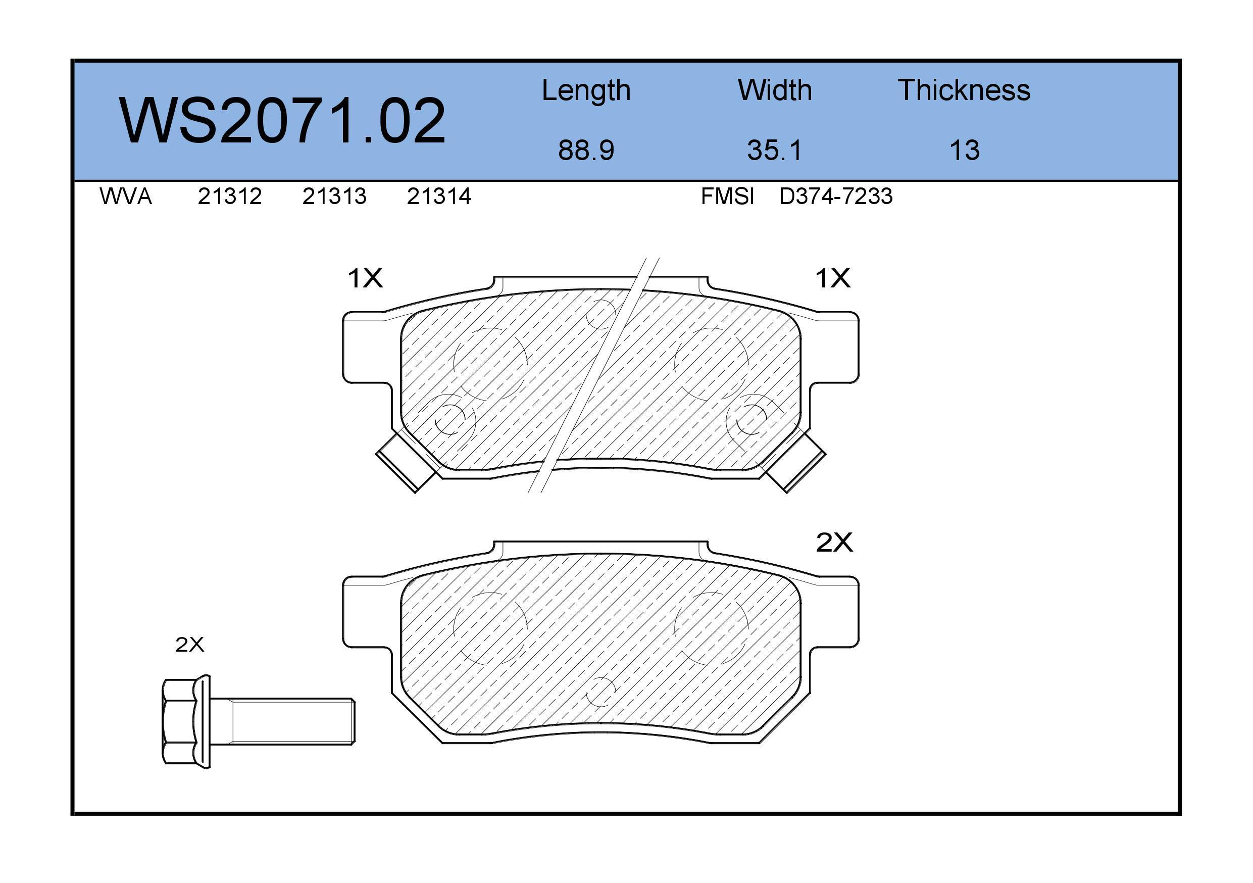 Колодки Тормозные Дисковые | Зад | Ws2071.02 Nsii0015345920 JEENICE арт. WS207102
Колодки Тормозные Дисковые | Зад | Ws2071.02 Nsii0015345920 JEENICE арт. WS207102