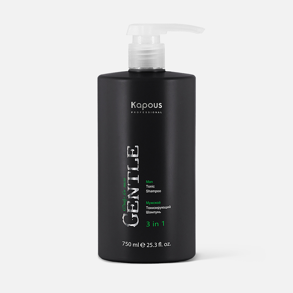 Шампунь Kapous Professional Gentlemen Man Topic Shampoo тонизирующий 3в1, мужской, 750 мл, Man Topic Shampoo
Шампунь Kapous Professional Gentlemen Man Topic Shampoo тонизирующий 3в1, мужской, 750 мл, Man Topic Shampoo