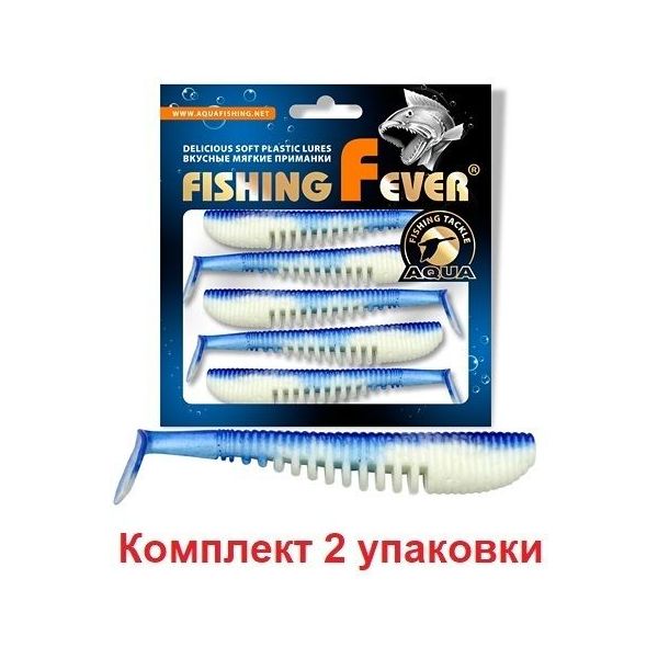 Мягкая силиконовая приманка риппер AQUA FishingFever COMB (006 (бело-синий) / 10 /, FishingFever Comb
Мягкая силиконовая приманка риппер AQUA FishingFever COMB (006 (бело-синий) / 10 /, FishingFever Comb