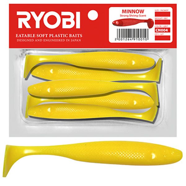 Мягкая силиконовая приманка риппер MINNOW (95mm) (3 / CN004 (sweet melon) /, Желтый, Minnow
Мягкая силиконовая приманка риппер MINNOW (95mm) (3 / CN004 (sweet melon) /, Желтый, Minnow