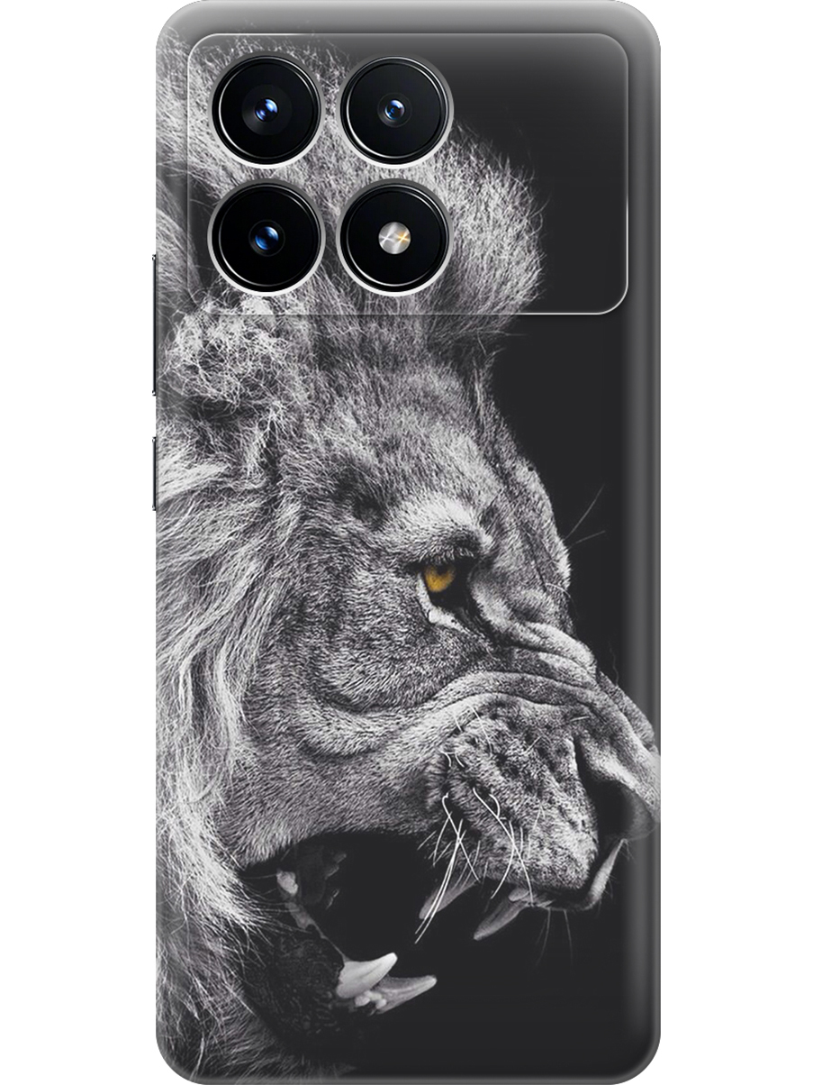 Силиконовый чехол на Xiaomi Redmi K70 5g / K70 Pro 5g, Poco F6 pro с принтом "Морда льва", Прозрачный;серый;черный, 783981413
Силиконовый чехол на Xiaomi Redmi K70 5g / K70 Pro 5g, Poco F6 pro с принтом "Морда льва", Прозрачный;серый;черный, 783981413