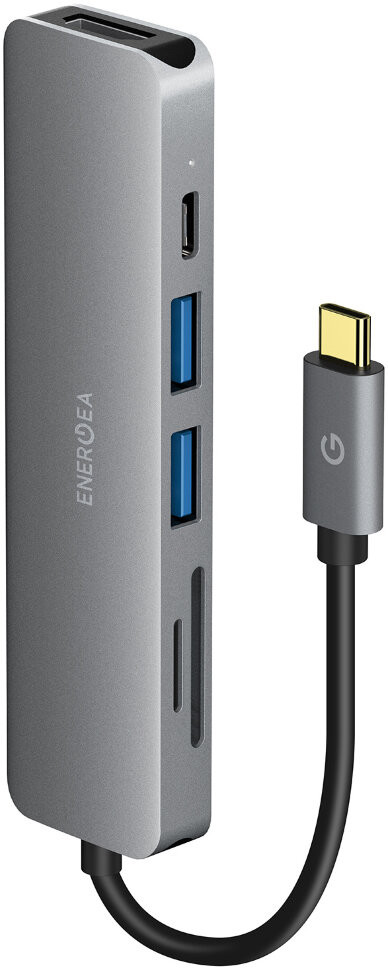 Переходник EnergEA AluHUB HD2 6-in-1 Superspeed Aluminium USB-C 3.1, Темно-серый, EnergEA AluHUB HD2 6-in-1
Переходник EnergEA AluHUB HD2 6-in-1 Superspeed Aluminium USB-C 3.1, Темно-серый, EnergEA AluHUB HD2 6-in-1