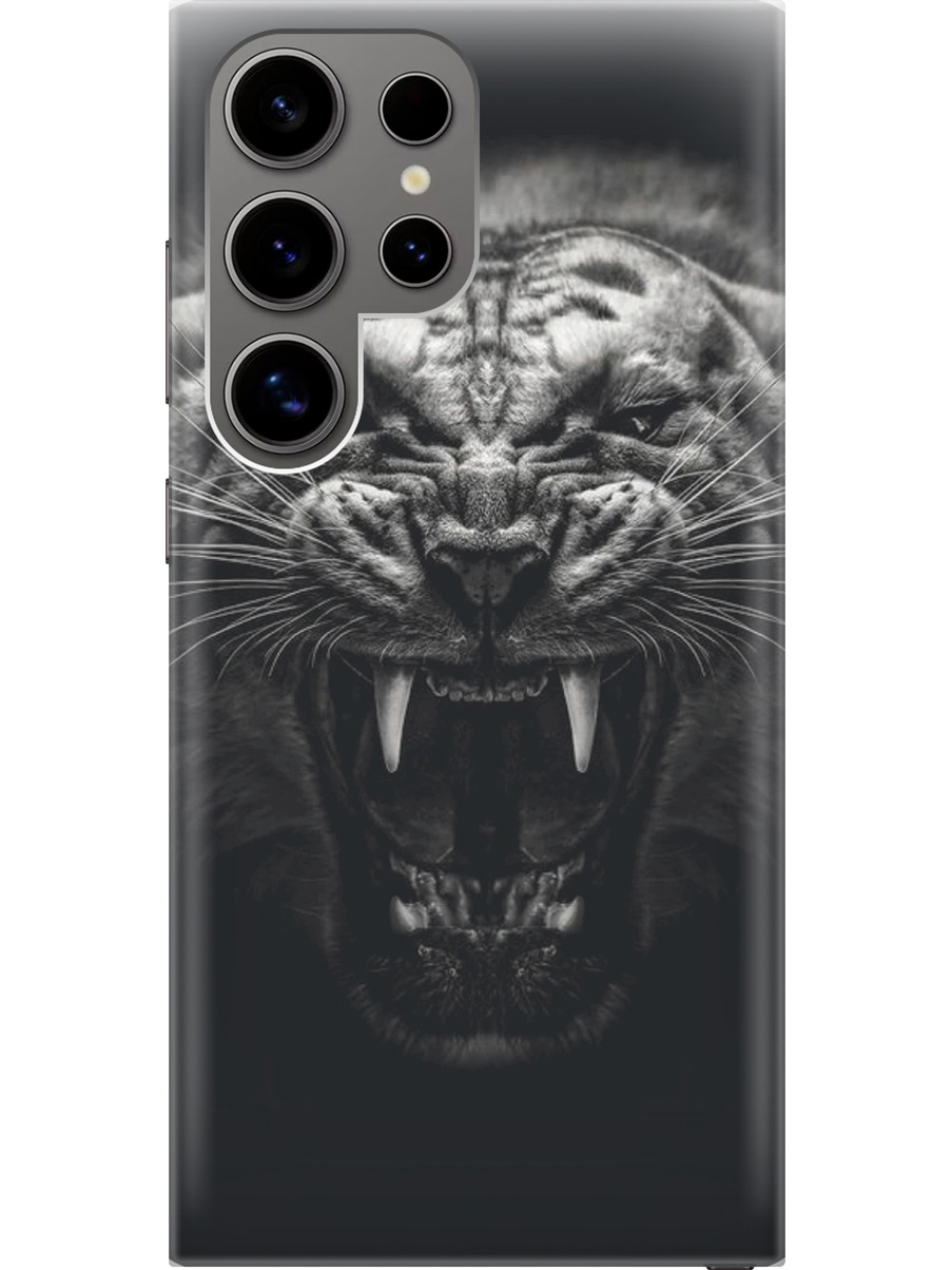 Силиконовый чехол на Samsung Galaxy S24 Ultra с рисунком "Оскал тигра", Серый;черный, 20011898
Силиконовый чехол на Samsung Galaxy S24 Ultra с рисунком "Оскал тигра", Серый;черный, 20011898