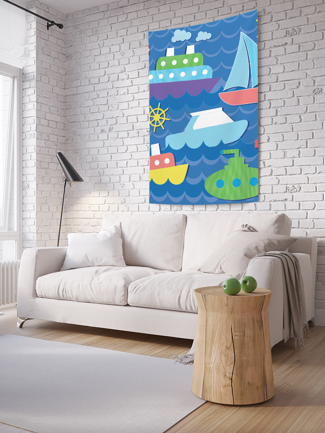 Вертикальное фотопанно на стену JoyArty Аппликации кораблей 150x200 см, Аппликации кораблей
Вертикальное фотопанно на стену JoyArty Аппликации кораблей 150x200 см, Аппликации кораблей