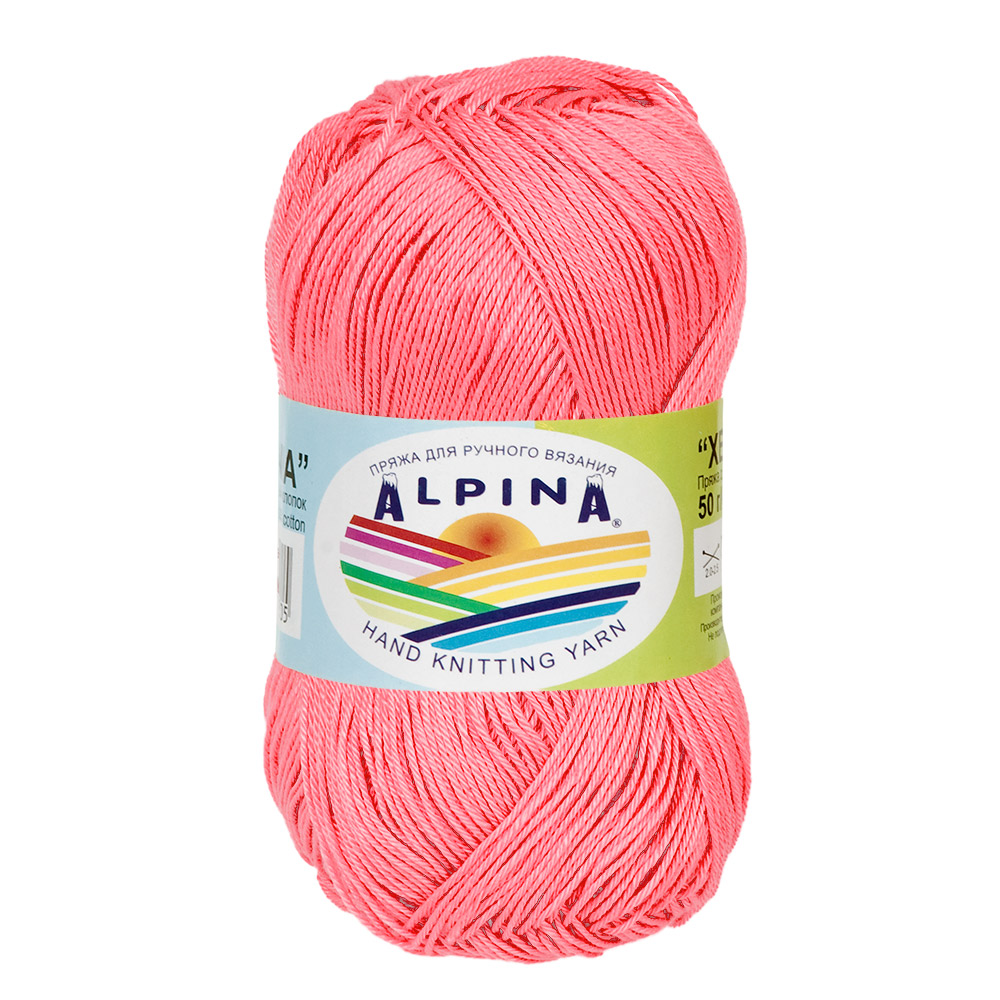 Пряжа Alpina Xenia 10 шт. по 50 г 100% мерсеризованный хлопок 240 м №286 розовый, "XENIA"
Пряжа Alpina Xenia 10 шт. по 50 г 100% мерсеризованный хлопок 240 м №286 розовый, "XENIA"