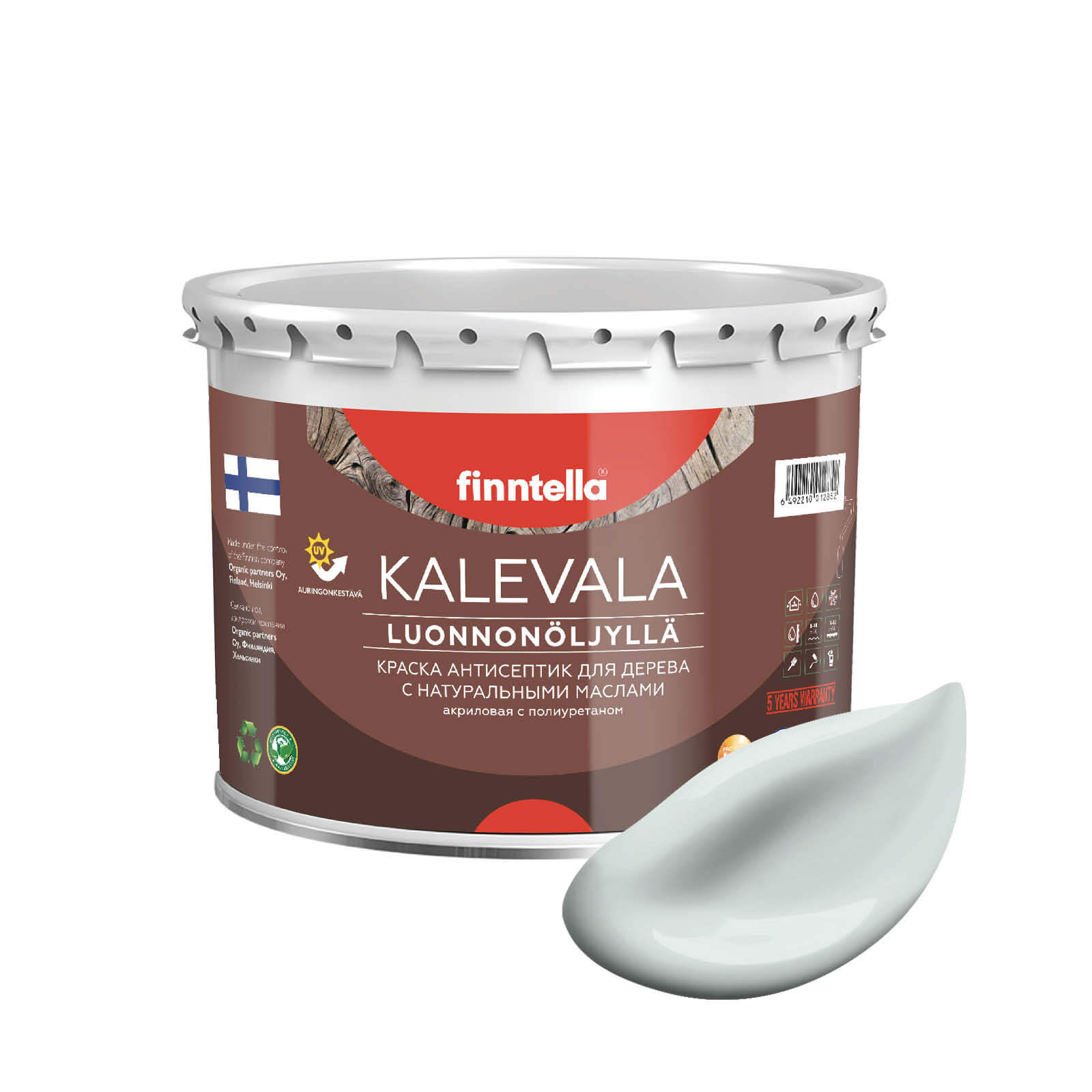 Краска для дерева и деревянных фасадов FINNTELLA KALEVALA, с натуральным маслом и полиурет, Голубой, KALEVALA NLC
Краска для дерева и деревянных фасадов FINNTELLA KALEVALA, с натуральным маслом и полиурет, Голубой, KALEVALA NLC