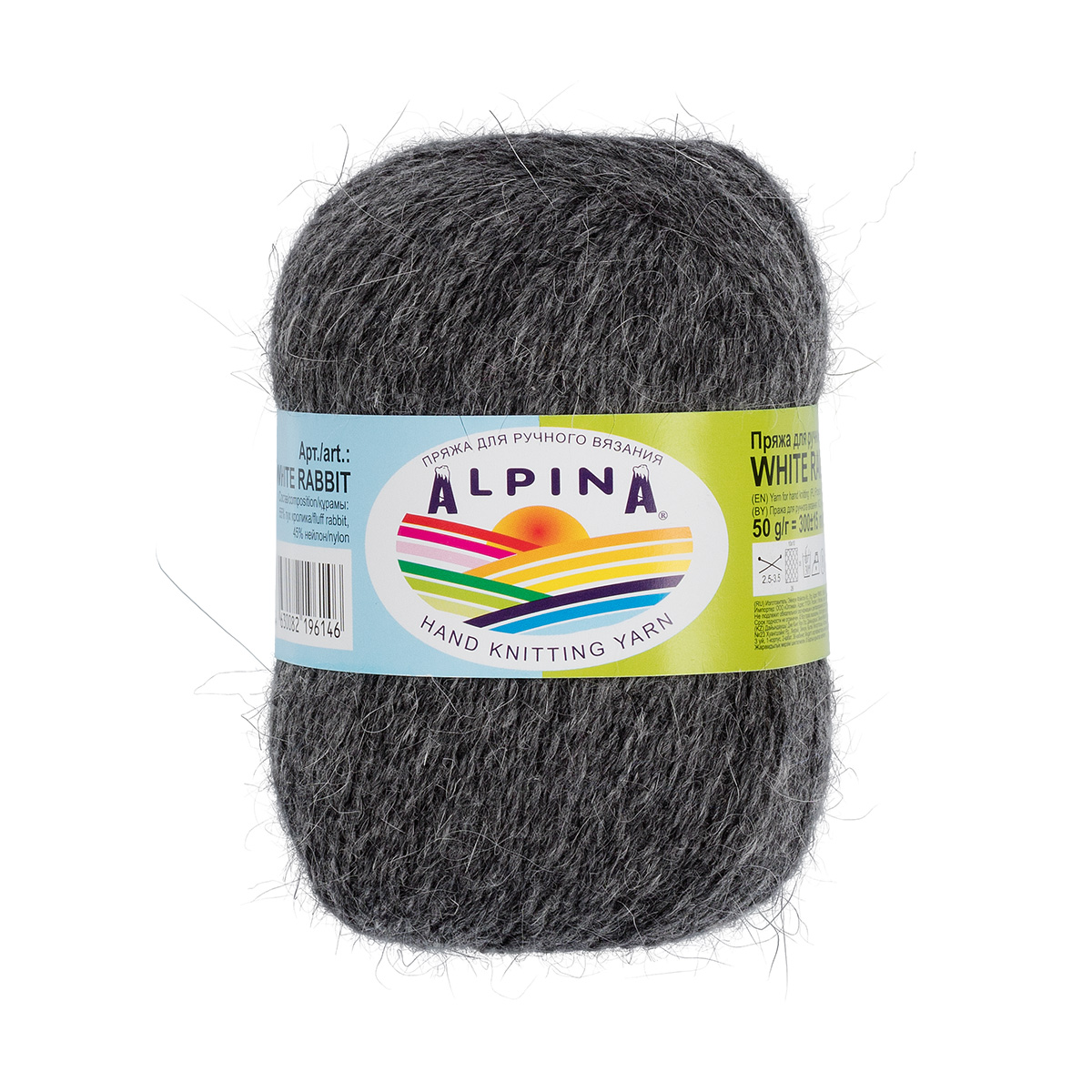Пряжа Alpina White Rabbit 10 шт. по 50 г 300 м №203 т.серый меланж, WHITE RABBIT
Пряжа Alpina White Rabbit 10 шт. по 50 г 300 м №203 т.серый меланж, WHITE RABBIT