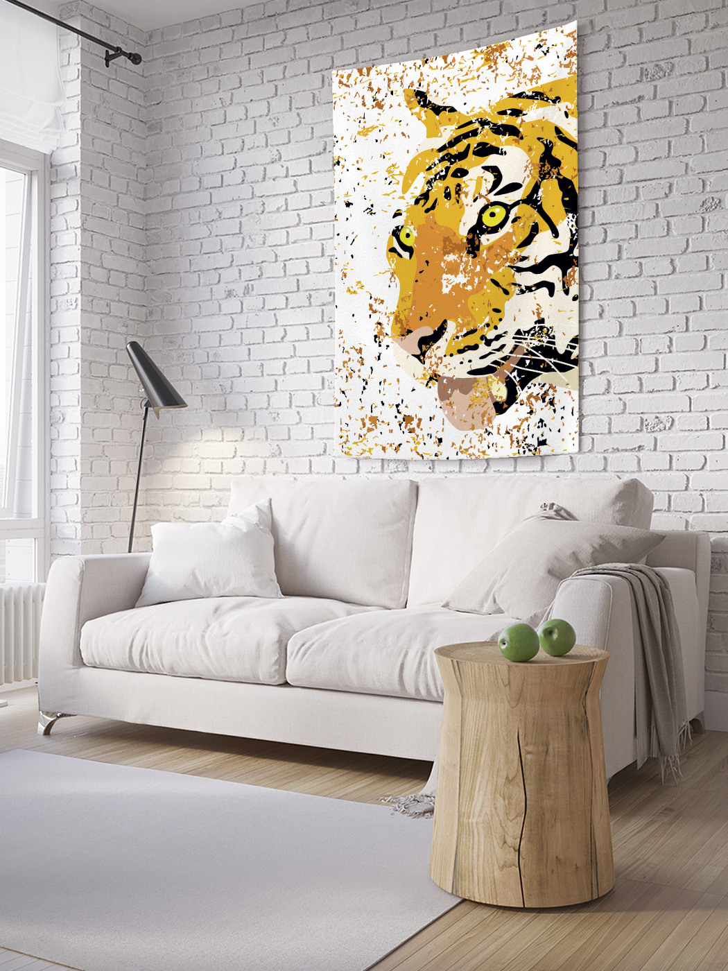 Вертикальное фотопанно на стену JoyArty Тигровая окраска 150x200 см, Тигровая окраска
Вертикальное фотопанно на стену JoyArty Тигровая окраска 150x200 см, Тигровая окраска