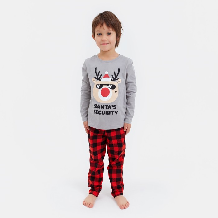 KAFTAN Пижама детская новогодняя KAFTAN "Santa's security", размер 32 (110-116 см), Красный;серый, Santa's security
KAFTAN Пижама детская новогодняя KAFTAN "Santa's security", размер 32 (110-116 см), Красный;серый, Santa's security