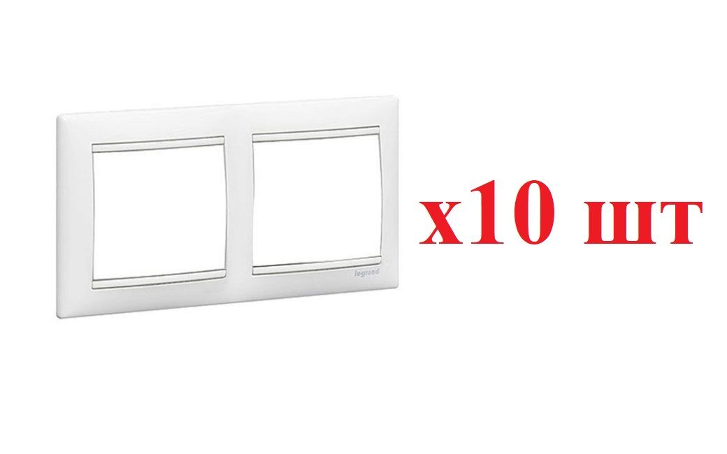 Legrand Valena Бел Рамка 2-ая гориз 774452 (10шт), Белый, Valena Classic_Горизонтальная
Legrand Valena Бел Рамка 2-ая гориз 774452 (10шт), Белый, Valena Classic_Горизонтальная