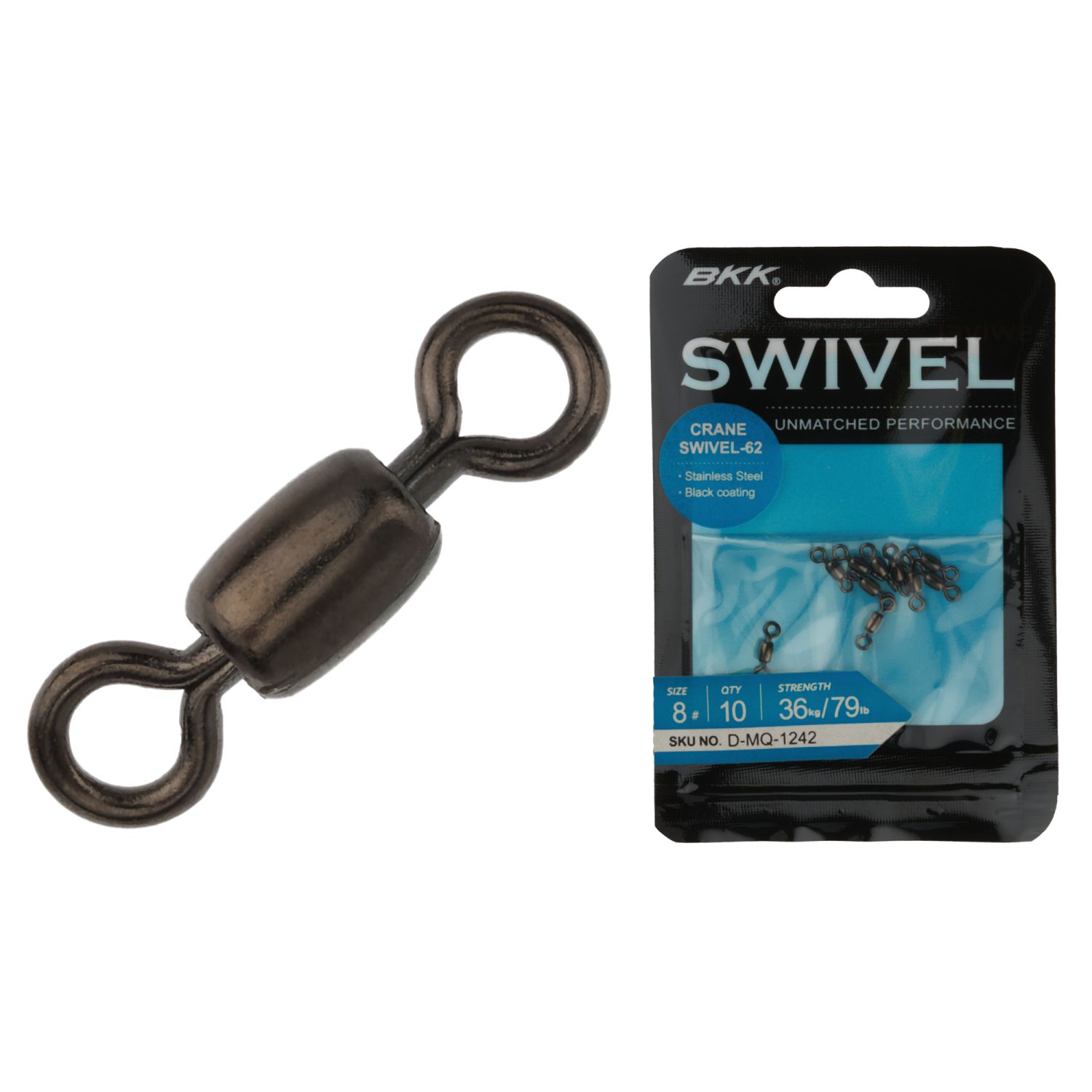 Вертлюг BKK Crane Swivel-62 (Stainless Steel, BLack) (D-MQ-1249) #1 (6шт), Crane Swivel-62
Вертлюг BKK Crane Swivel-62 (Stainless Steel, BLack) (D-MQ-1249) #1 (6шт), Crane Swivel-62