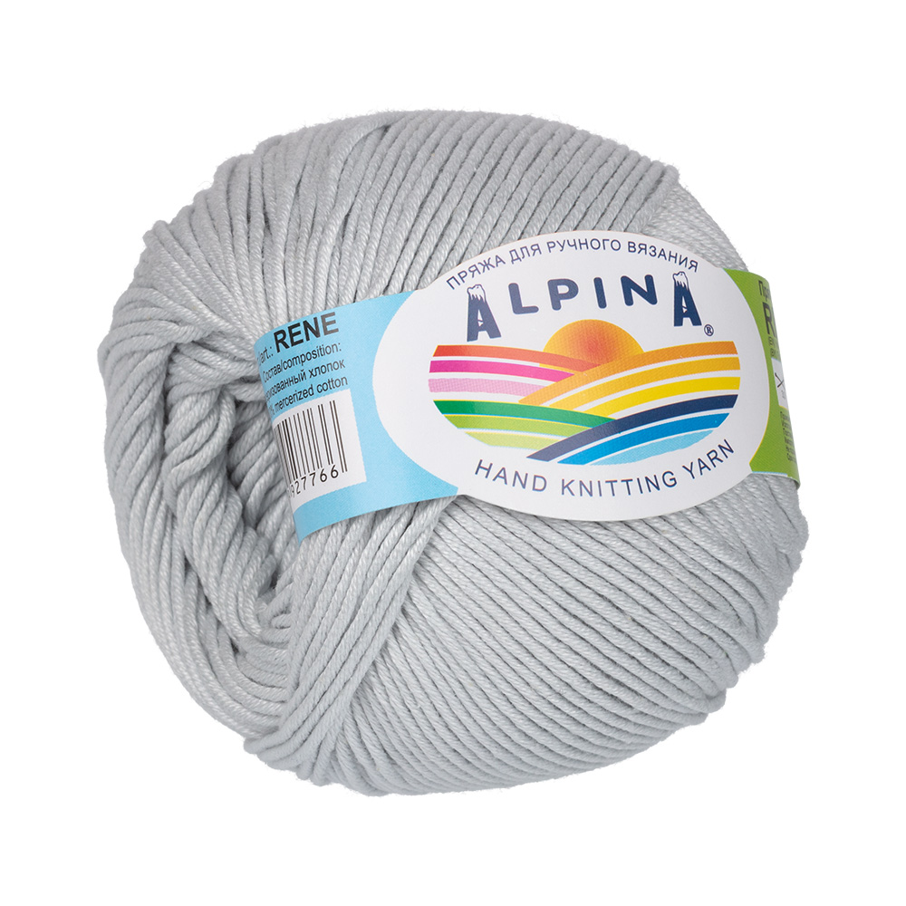 Пряжа Alpina Rene 10 шт. по 50 г 100% мерсеризованный хлопок 105 м №478 бл.серый, "RENE"
Пряжа Alpina Rene 10 шт. по 50 г 100% мерсеризованный хлопок 105 м №478 бл.серый, "RENE"