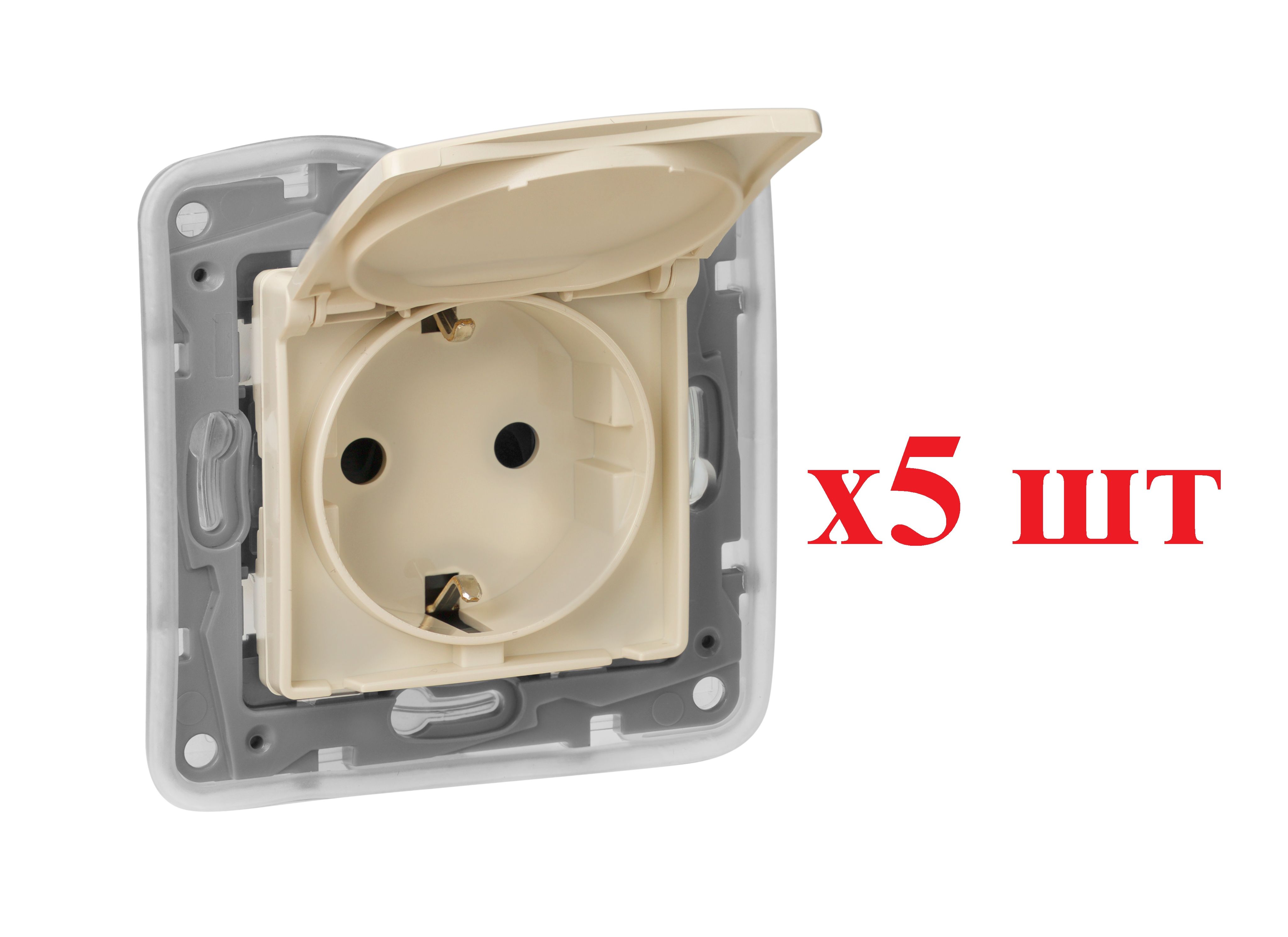 Legrand Etika Сл.кость Розетка с/з IP 44 с крышкой и шторками, авт.клеммы,16А 672332 (5шт), с/з IP 44 с крышкой и шторками_5
Legrand Etika Сл.кость Розетка с/з IP 44 с крышкой и шторками, авт.клеммы,16А 672332 (5шт), с/з IP 44 с крышкой и шторками_5