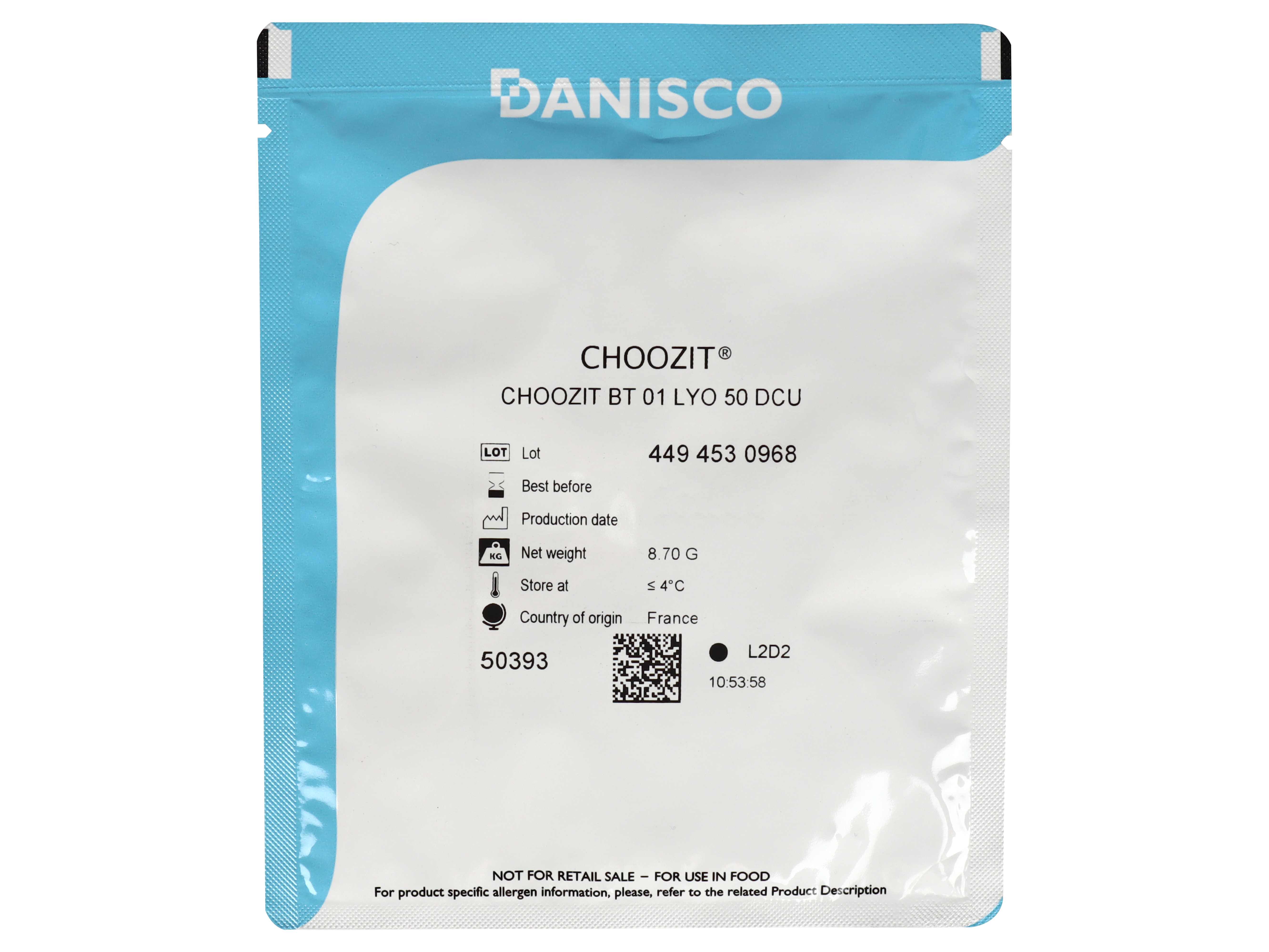 Мезофильные культуры Danisco CHOOZIT BT 01 на 1000 л, 1 шт, CHOOZIT BT 01 - мезофильные культуры (на 1000 л, Danisco)
Мезофильные культуры Danisco CHOOZIT BT 01 на 1000 л, 1 шт, CHOOZIT BT 01 - мезофильные культуры (на 1000 л, Danisco)