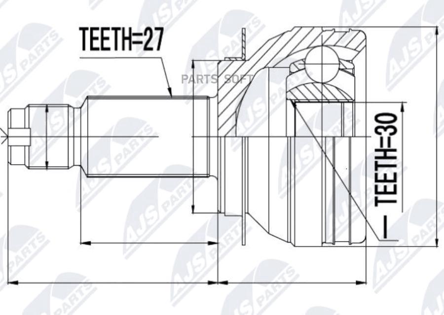 ШРУС наружн. к-кт SUBARU IMPREZA GR/GV 08-, FORESTER S12 07-, LEGACY V 09- NTY NPZSB009
ШРУС наружн. к-кт SUBARU IMPREZA GR/GV 08-, FORESTER S12 07-, LEGACY V 09- NTY NPZSB009