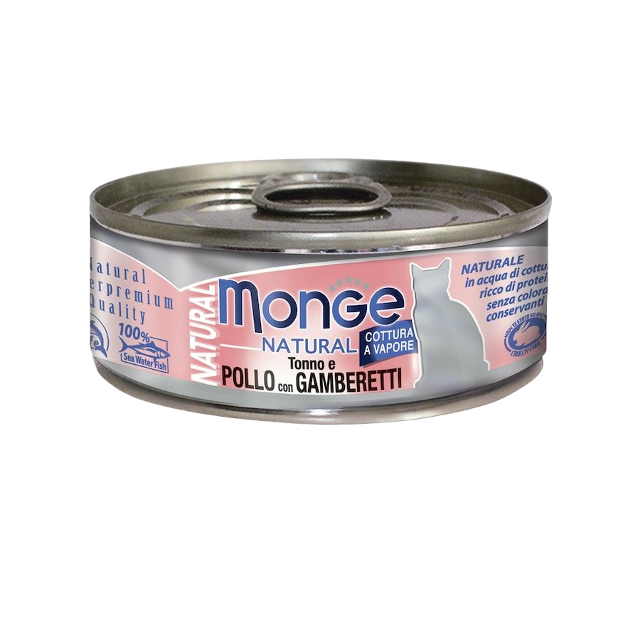 Консервы для кошек Monge Natural, с тунцом, курицей и креветками, 12 шт по 80 г, Natural
Консервы для кошек Monge Natural, с тунцом, курицей и креветками, 12 шт по 80 г, Natural