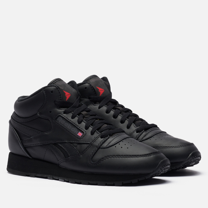 Мужские кроссовки Reebok Classic Leather Mid чёрный, размер 43 EU, Черный, Classic Leather Mid
Мужские кроссовки Reebok Classic Leather Mid чёрный, размер 43 EU, Черный, Classic Leather Mid