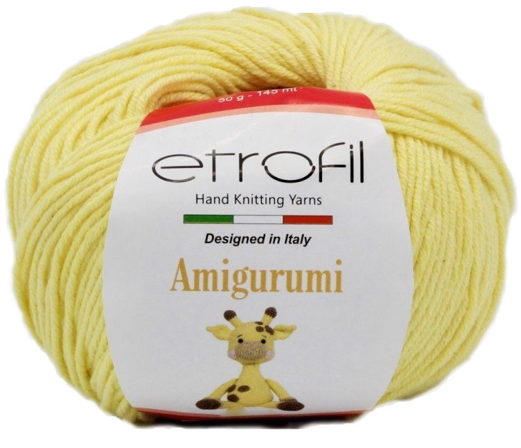 Пряжа ETROFIL Amigurumi GJLMRZ18_e8b9c5, цвет 70213 (жёлтый), Amigurumi
Пряжа ETROFIL Amigurumi GJLMRZ18_e8b9c5, цвет 70213 (жёлтый), Amigurumi