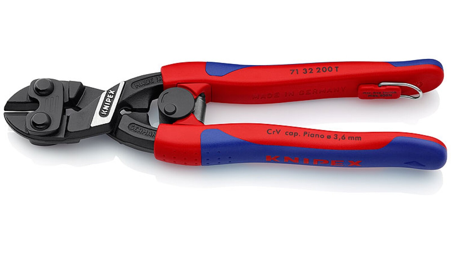 Болторез Knipex компактный CoBolt, пружина, с выемкой на кромках, 200 мм, 2-комп ручки, KN-7132200T
Болторез Knipex компактный CoBolt, пружина, с выемкой на кромках, 200 мм, 2-комп ручки, KN-7132200T