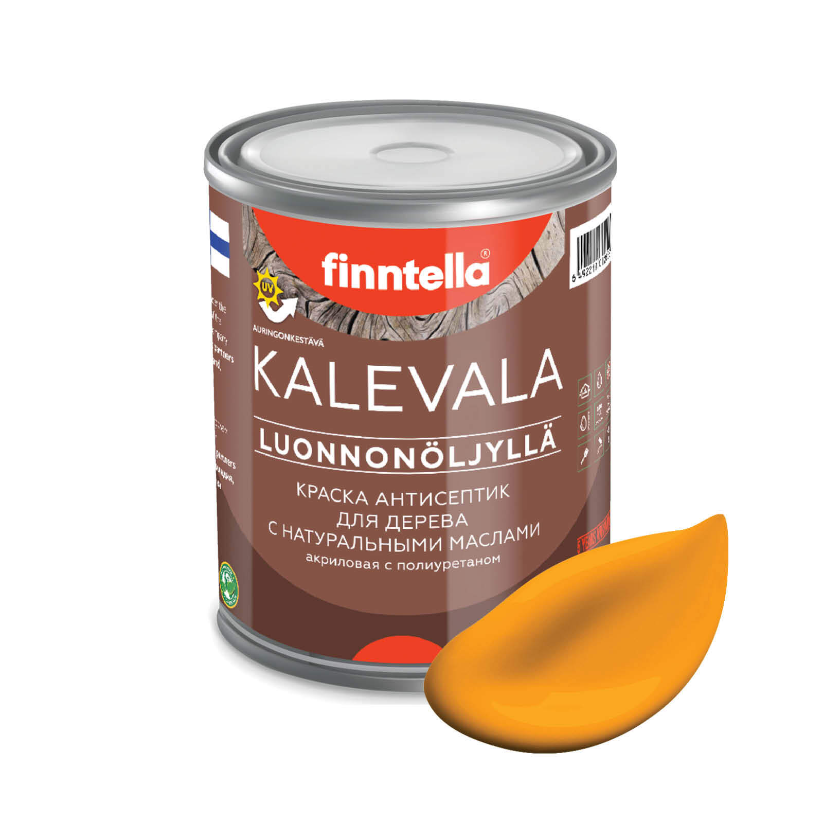 Краска для дерева и деревянных фасадов FINNTELLA KALEVALA, с натуральным маслом и полиурет, Желтый, KALEVALA NLC
Краска для дерева и деревянных фасадов FINNTELLA KALEVALA, с натуральным маслом и полиурет, Желтый, KALEVALA NLC