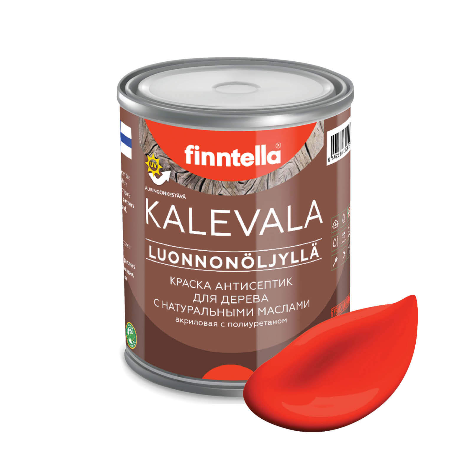Краска для дерева и деревянных фасадов FINNTELLA KALEVALA, с натуральным маслом и полиурет, Красный, KALEVALA NLC
Краска для дерева и деревянных фасадов FINNTELLA KALEVALA, с натуральным маслом и полиурет, Красный, KALEVALA NLC