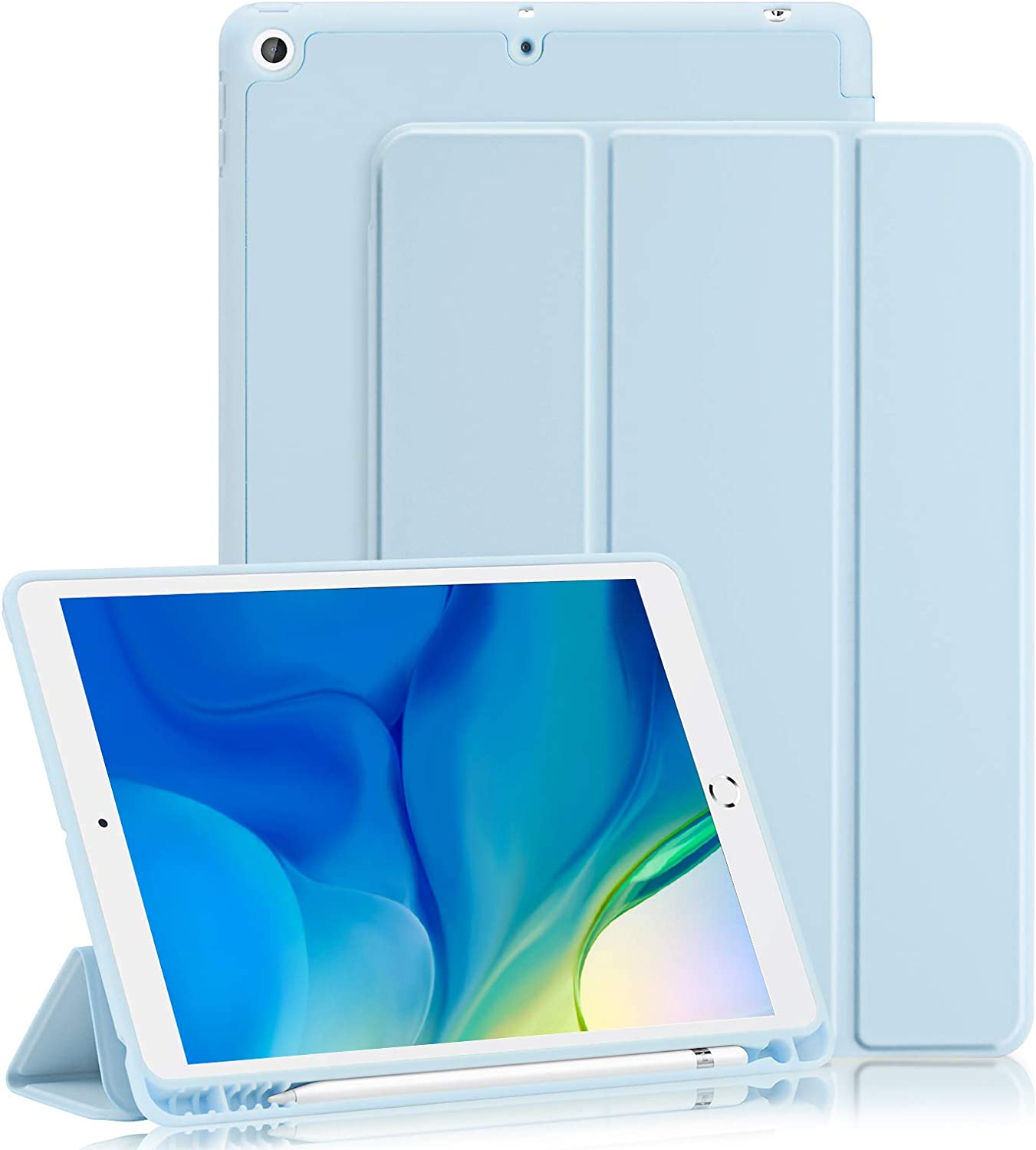 Чехол-подставка для Apple iPad 10.2" (iPad 7/iPad 8/iPad 9), голубой, Smart Cover iPad 10.2 Apple Pencil Holder
Чехол-подставка для Apple iPad 10.2" (iPad 7/iPad 8/iPad 9), голубой, Smart Cover iPad 10.2 Apple Pencil Holder